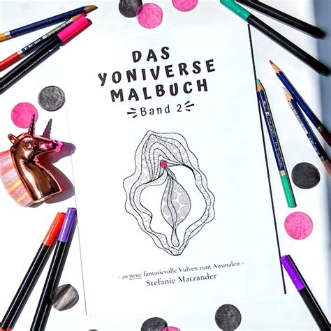 Adult Coloring Book Vulva Etsy