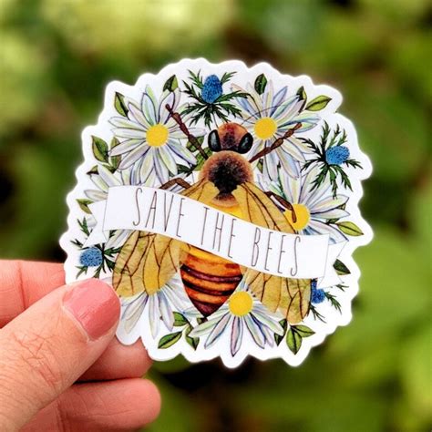 Honey Bee Sticker Pack Vinyl Decal Cute Laptop Sticker Cup Etsy