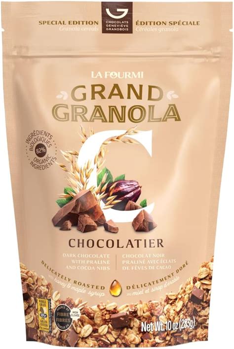 La Fourmi Grand Granola Chocolatier Granola chocolat noir pralinés