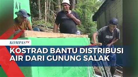 Kemarau Melanda Begini Usaha Kostrad Bantu Warga Distribusi Air Dari