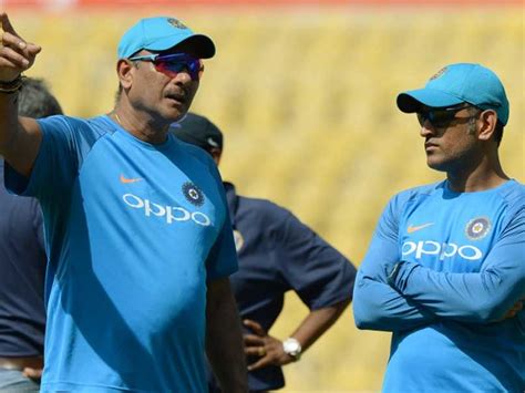 Ravi Shastri Blasts MS Dhoni Critics Asks Them To Take A Look In The