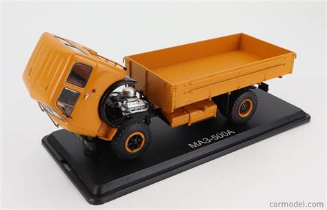 START SCALE MODELS SSM1412 Scale 1/43 | MAZ 500A TRUCK 2-ASSI 1958 OCHRE