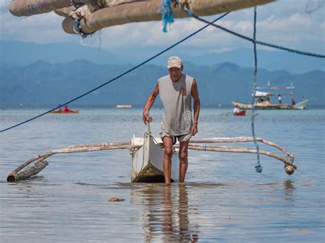 Fisherman In The Philippines Editorial Photography Image Of Elderly