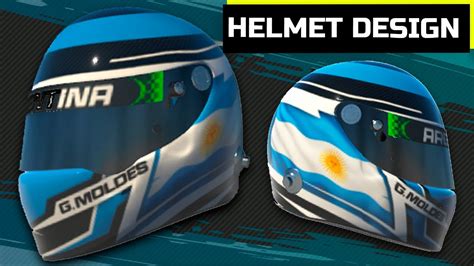 TIMELAPSES Design HELMET ARGENTINA For IRacing YouTube