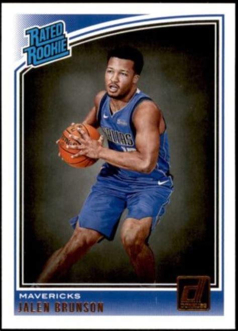 Future Watch: Jalen Brunson Rookie Basketball Cards, Mavericks