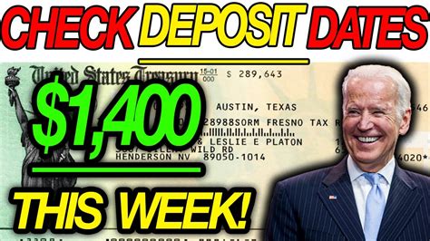 Stimulus This Week Check Deposit Dates Stimulus Checks