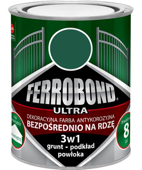 Farba antykorozyjna FERROBOND ULTRA półmat zielony RAL 6005 0 7 l