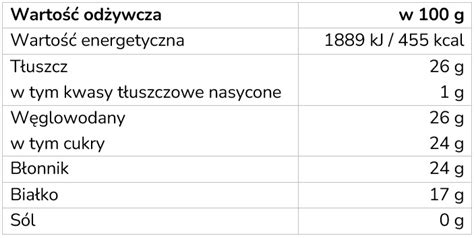 Bio Nasiona Konopi G Pra One Z Wanili I Cynamonem Ywno Bio