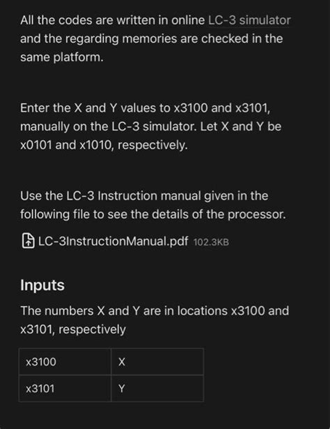 Solved Lab 3 Alu Operation On Lc 3 Problem Statement The