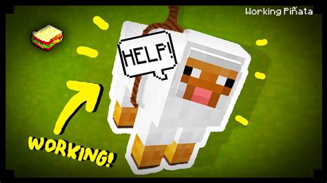 ͡° ͜ʖ ͡°ﾉ Minecraft How To Make A Working Piñata Youtube