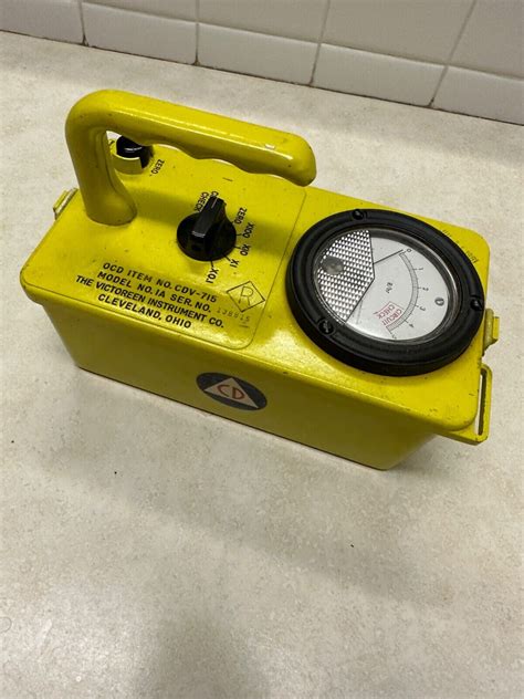 Victoreen Cdv Radiation Detector Survey Meter Ebay