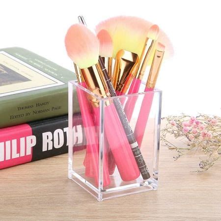 Ccdes Transparent Makeup Brush Holder Transparent Acrylic Makeup Brush