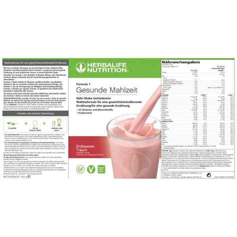 Herbalife Strawberry Banana Shake Nutrition Facts Besto Blog