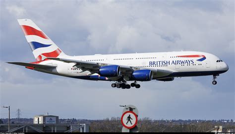 G XLED British Airways Airbus A380 841 Photo by Gábor Szabados ID