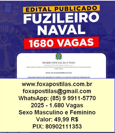 CURSO COMPLETO EM DVD Fuzileiro Naval Edição 2025 Fox Apostilas