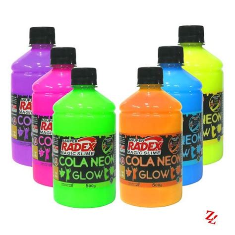 A Melhor Cola Para Slime Cores Neon Radex 500g Magic Submarino