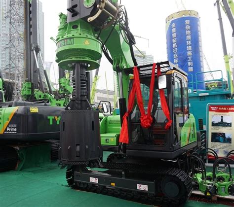 CE Small Rotary Piling Rig For 10m Depth 1000mm Diameter Drilling TYSIM