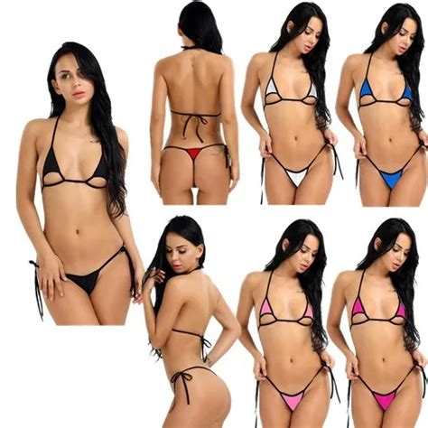 COSTUMI DA BAGNO Donna Lingerie Micro Bikini Perizoma Perizoma Set