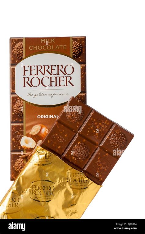 Milk Chocolate Ferrero Rocher Chocolate Bar Original The Golden