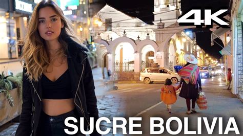 Sucre Bolivia 4K Walk YouTube