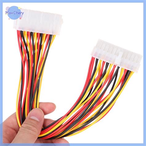 MCHY 30cm ATX 24 Pin Male To 24Pin Female Power Supply Extension Cable