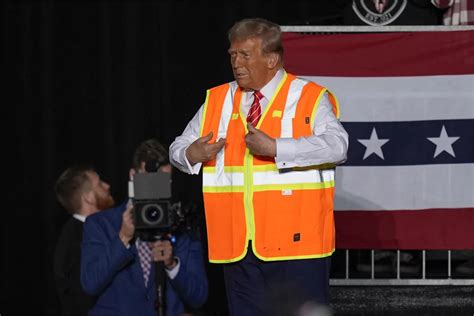 Trump Donning Garbageman Vest Declares Supporters Are Not Garbage