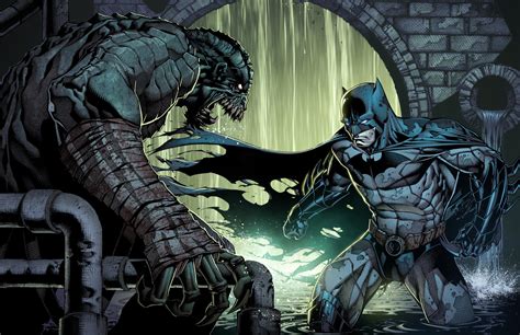 Killer Croc Vs Batman by juan7fernandez on DeviantArt