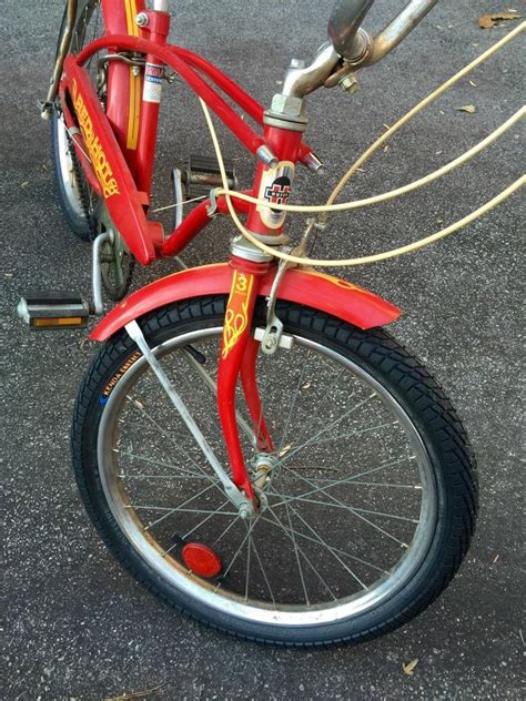 Vintage Huffy Red Hot Muscle Bike Bicycle 1800318102