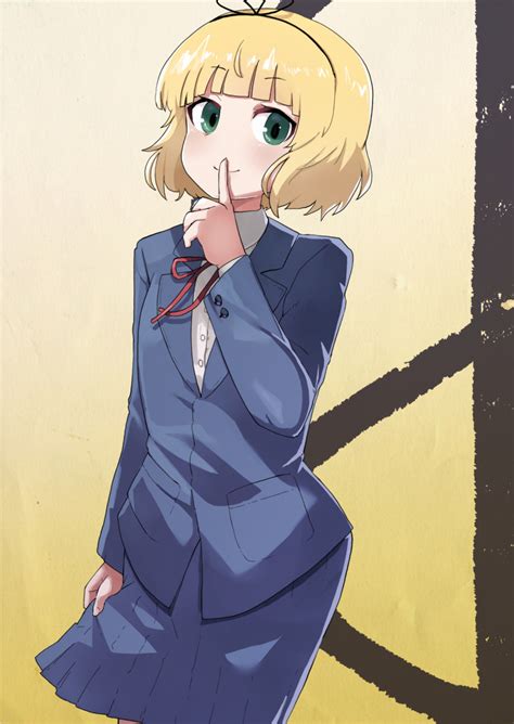 Safebooru 1girl Blonde Hair Blue Skin Closed Mouth Colored Skin