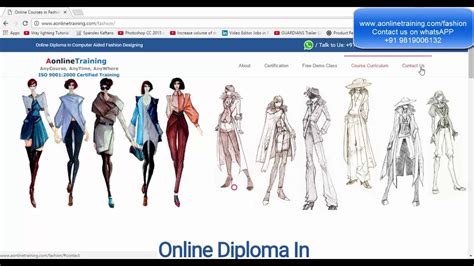 Online Fashion Designing Courses (CAD) - Free Demo Class - Hindi - YouTube