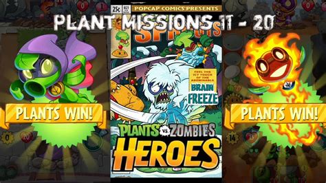 Plants Vs Zombies Heroes Plant Missions To Youtube