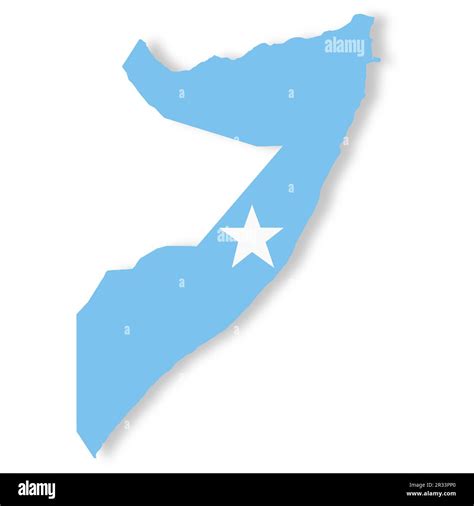 Somalia map Cut Out Stock Images & Pictures - Alamy