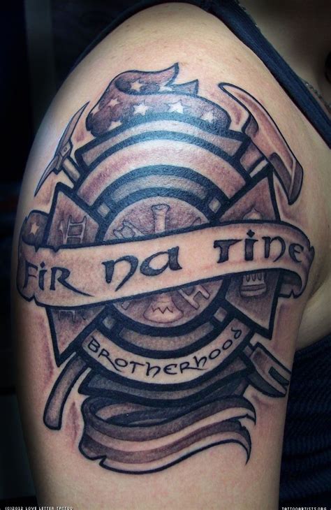 Fir Na Tine Tattoo Fire Fighter Tattoos Fire Tattoo