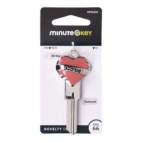 Minute Key Silver 66 Kw1 Brass Houseentry Key Blank In The Key Blanks