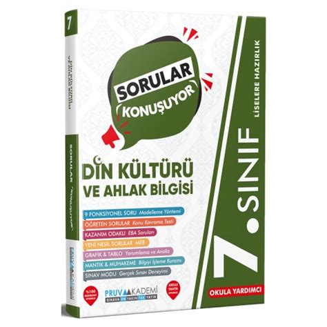 Pruva Akademi S N F Sorular Konu Uyor Soru Bankas Din Kitab