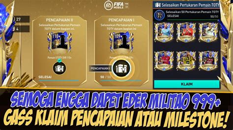 KLAIM MILESTONE UTOTY SEMOGA DAPET MBAPPE UTOTY FIFA MOBILE 23