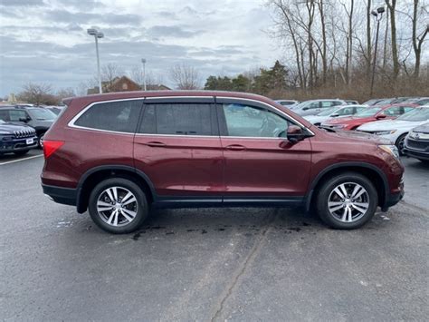 29900 2018 Honda Pilot Ex L Red 4d Sport Utility In Tipp City