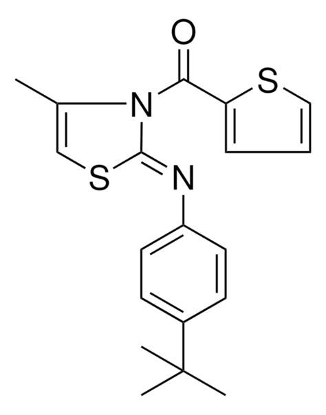 4 TERT BUTYL N 4 METHYL 3 2 THIENYLCARBONYL 1 3 THIAZOL 2 3H