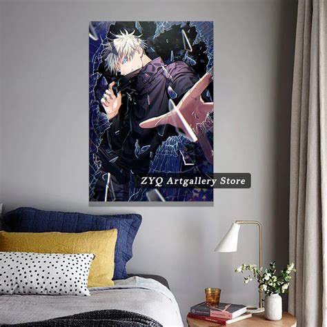 Satoru Gojo Silhouette Anime Tv Poster Jujutsu Kaisen 59 OFF