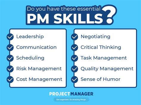 Key Skills Of A Project Manager