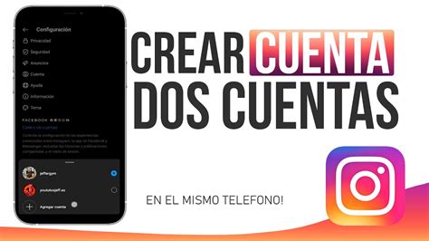 Crear Otra Cuenta De Instagram En El Mismo Celular Youtube