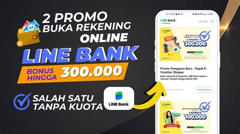 Ribu Bonus Pengguna Baru Line Bank Buka Rekening Online Line Bank