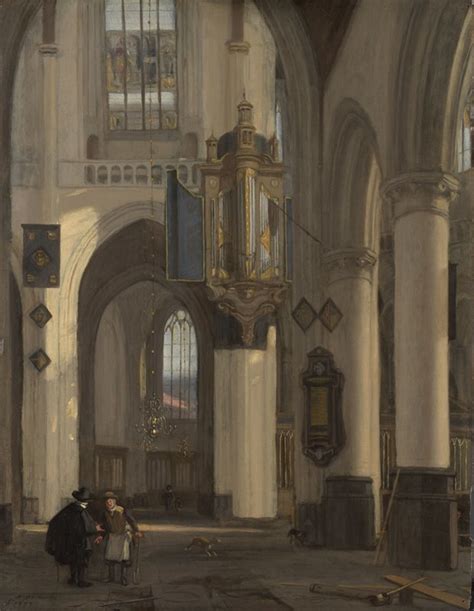 Interior Of A Protestant Gothic Church With Motifs From The Oude And