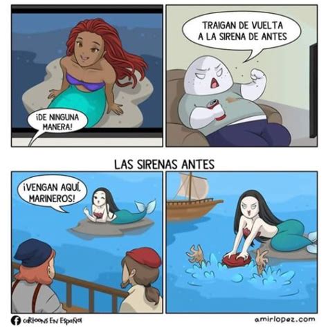 Memes de La Sirenita en español Pintzap