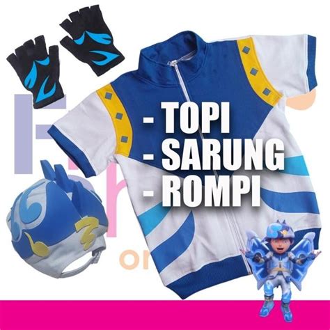 Jual Promo Kostum Anak Paket Kostum Anak Boboiboy Windara Kuasa