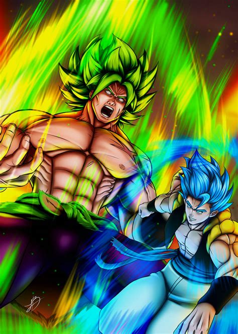 Broly V Gogeta By Jos3bs On Deviantart