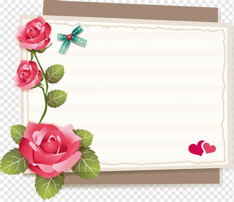 Friendship Day Message Love Thought Moldura Border Flower Arranging