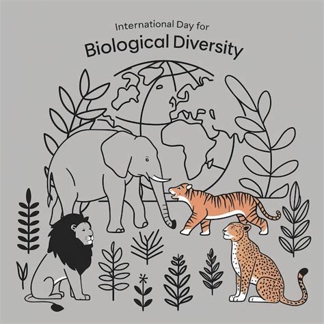 International Day For Biological Diversity Illustration Poster Post