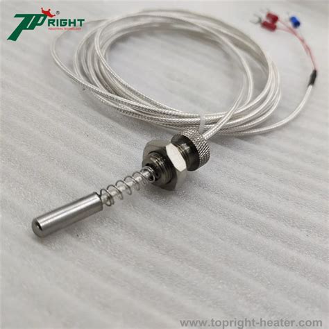 Thermocouple Rtd Wires Pt Pt Temperature Sensor With Thread