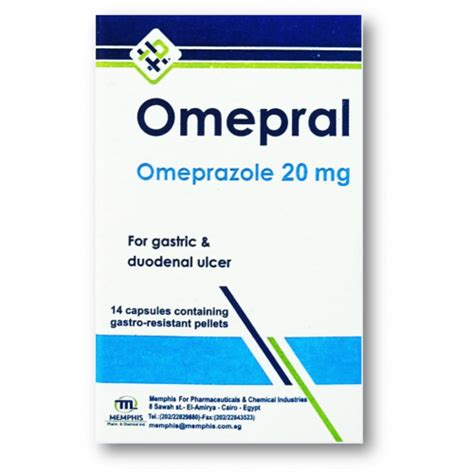 Omepral 20 Mg Omeprazole 14 Capsules